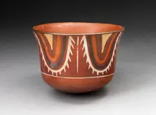 Cup with Concentric U-Shaped Motif, 180 B.C./A.D. 500. Creator: Unknown