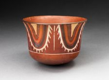 Cup with Concentric U-Shaped Motif, 180 B.C./A.D. 500. Creator: Unknown