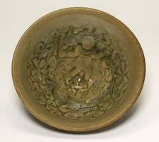Cup with Children among Scrolling Vines, Jin dynasty (1115-1234), 12th/13th century. Creator: Unknown
