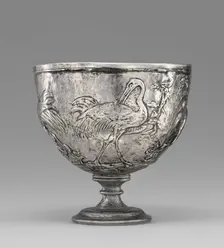 Cup with Cranes, 25 B.C.-A.D. 50. Creator: Unknown