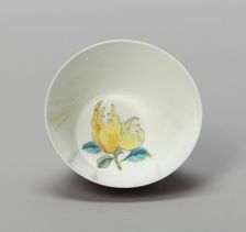 Cup with Buddha’s-Hand Citron, Qing dynasty (1644-1911), Kangxi reign mark and period (1662-1722). Creator: Unknown