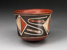 Cup with Diamond-Shape Geomeric Motifs, 180 B.C./A.D. 500. Creator: Unknown