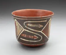 Cup with Diamond-Shape Geomeric Motifs, 180 B.C./A.D. 500. Creator: Unknown