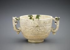 Cup with dragon handles, Ming dynasty, 1368-1644. Creator: Unknown