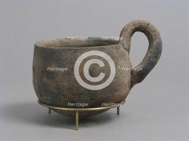 Cup with Handle, Coptic, 4th-7th century. Creator: Unknown.