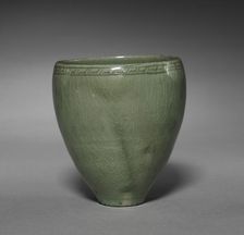 Cup with Incised Thunder Design, 1100s-1200s. Creator: Unknown