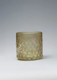 Cup with Molded Honeycomb Pattern, Iraq, 7th-10th century or later. Creator: Unknown