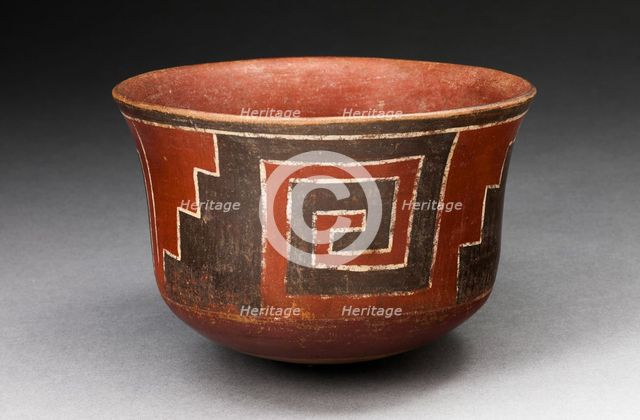 Cup with Stepped-Fret Motif, 180 B.C./A.D. 500. Creator: Unknown.