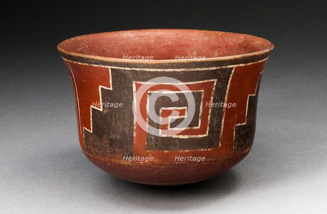 Cup with Stepped-Fret Motif, 180 B.C./A.D. 500. Creator: Unknown.