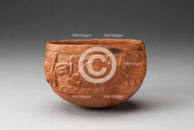 Cup with Raised Marine Scene, 100 B.C./A.D. 500. Creator: Unknown.