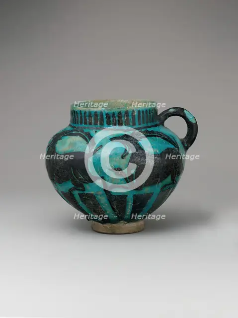 Cup with Running Ibexes, Iran, second half 12th century. Creator: Unknown.