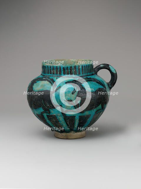 Cup with Running Ibexes, Iran, second half 12th century. Creator: Unknown.