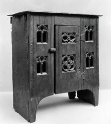 Cupboard, British, late 15th century. Creator: Unknown