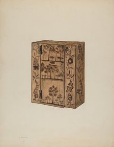 Cupboard, c. 1938. Creator: Charles Henning