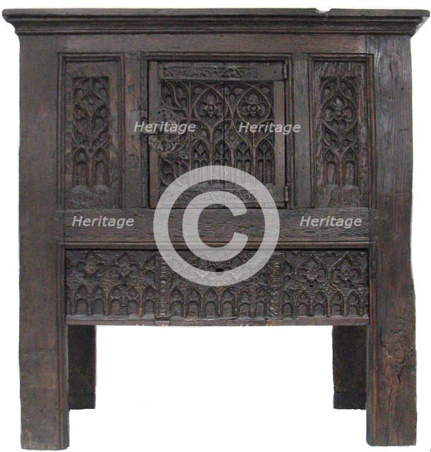 Cupboard, French, ca. 1460. Creator: Unknown.