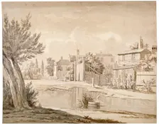 Cuper's Bridge, Lambeth, London, 1807. Artist: Henry de Cort
