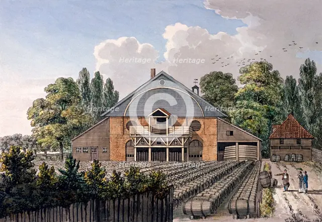 Cuper's Gardens, Lambeth, London, 1801. Artist: Charles Tomkins