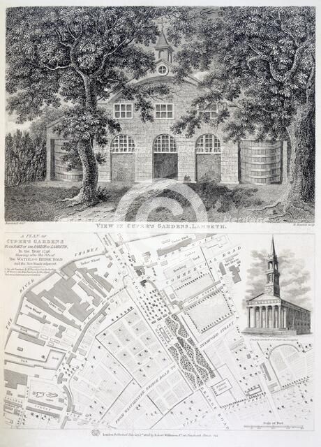 Cuper's Gardens, Lambeth, 1746. Creator: English School (18th Century).