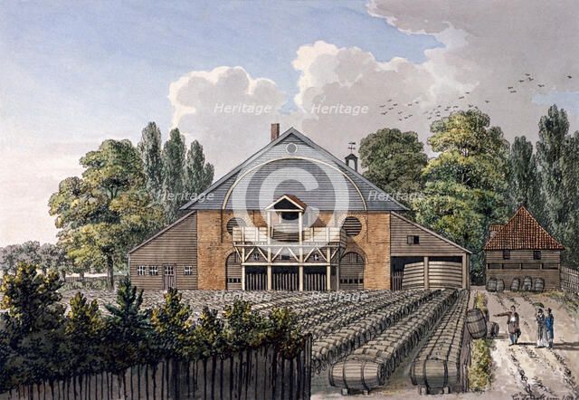 Cuper's Gardens, Lambeth, London, 1801. Artist: Charles Tomkins