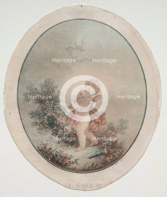 Cupid, 1777. Creator: Jean François Janinet (French, 1752-1814).