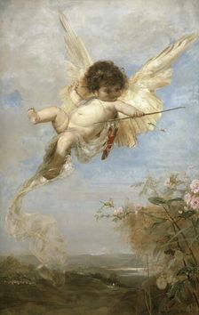 Cupid, 1878. Creator: Julius Kronberg