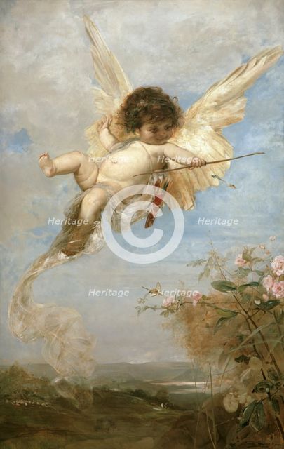 Cupid, 1878. Creator: Julius Kronberg.