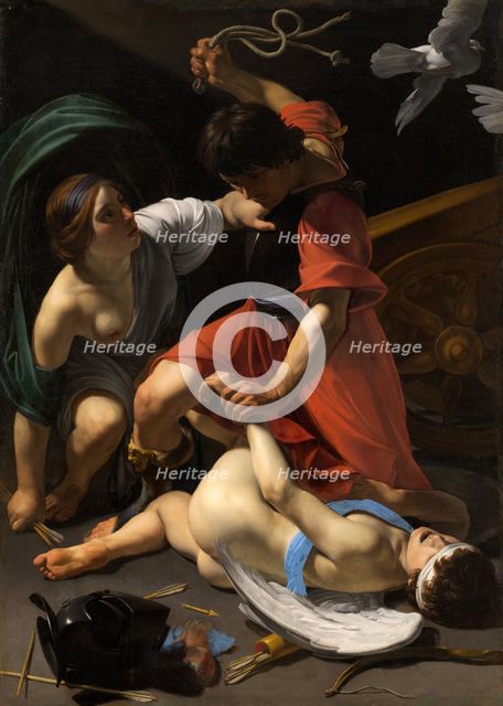 Cupid Chastised, 1613. Creator: Bartolomeo Manfredi.