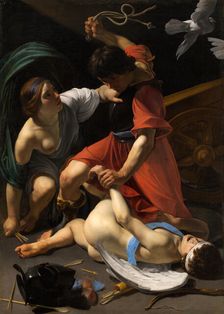Cupid Chastised, 1613. Creator: Bartolomeo Manfredi