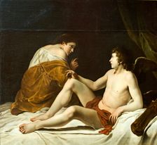 Cupid and Psyche, 1610. Creator: Orazio Gentileschi