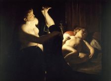 Cupid and Psyche, 1638-1640. Creator: Bigot, Trophime (1597-1650)
