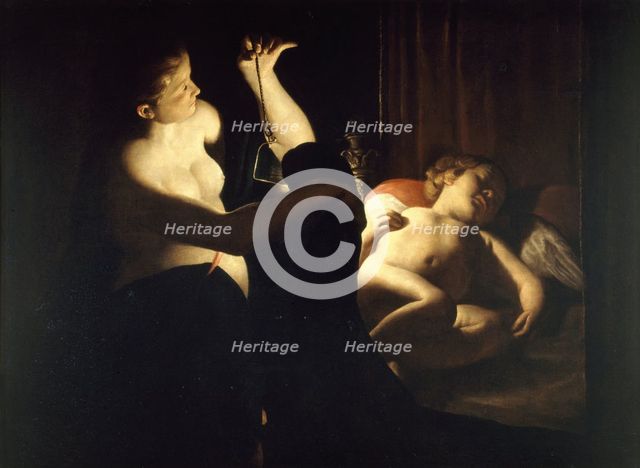 Cupid and Psyche, 1638-1640. Creator: Bigot, Trophime (1597-1650).