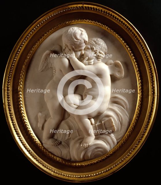 Cupid and Psyche, 1773. Creator: Joseph Nollekens.