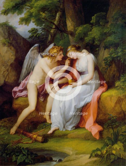 Cupid and Psyche, 1792. Creator: Kauffmann, Angelika (1741-1807).