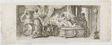 Cupid and Psyche, 1793. Creator: Pierre Lelu