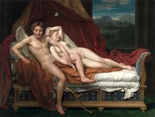 Cupid and Psyche, 1817. Creator: Jacques-Louis David (French, 1748-1825)