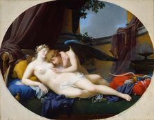 Cupid and Psyche, 1828. Creator: Jean-Baptiste Regnault