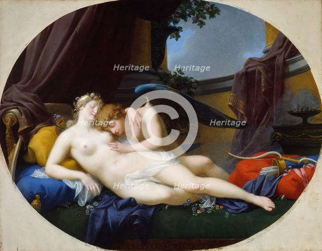 Cupid and Psyche, 1828. Creator: Jean-Baptiste Regnault.