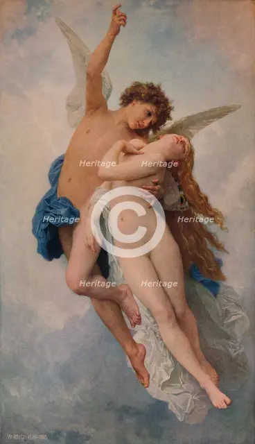 'Cupid and Psyche', 1889, (1938). Artist: William-Adolphe Bouguereau.