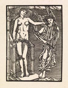 Cupid and Psyche - Venus dispatching Cupid to punish Psyche, 1880. Creator: Sir Edward Coley Burne-Jones