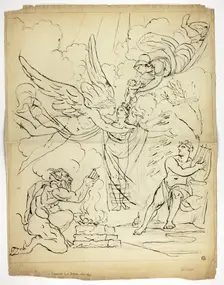 Cupid and Psyche (verso), n.d. Creator: Unknown