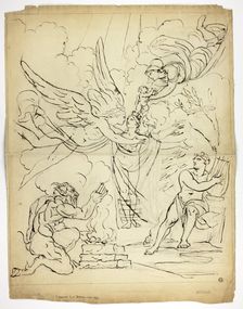 Cupid and Psyche (verso), n.d. Creator: Unknown