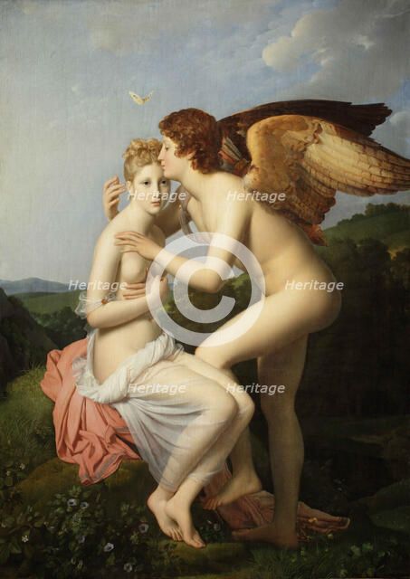 Cupid and Psyche. Artist: Gérard, François Pascal Simon (1770-1837)