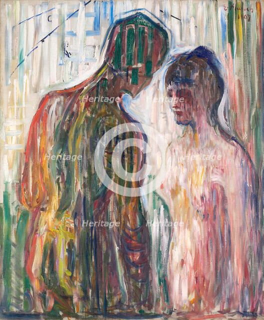 Cupid and Psyche. Artist: Munch, Edvard (1863-1944)