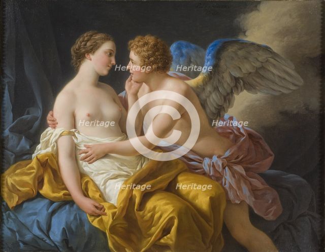 Cupid and Psyche, before 1805. Artist: Lagrenée, Louis-Jean-François (1725-1805)