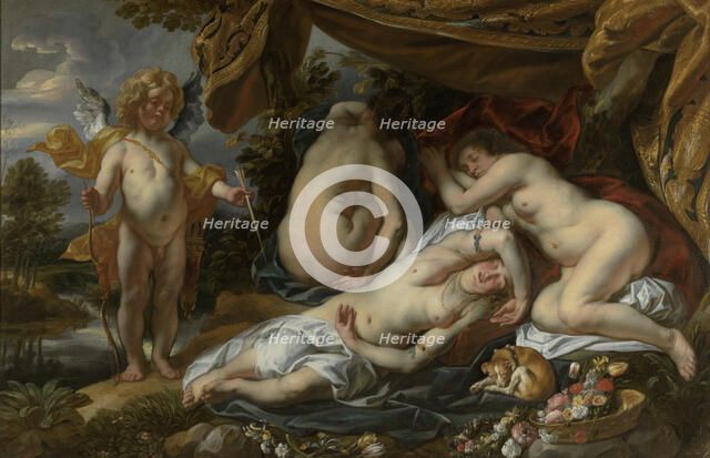 Cupid and Psyche, c1620-1670s. Creator: Jacob Jordaens I.