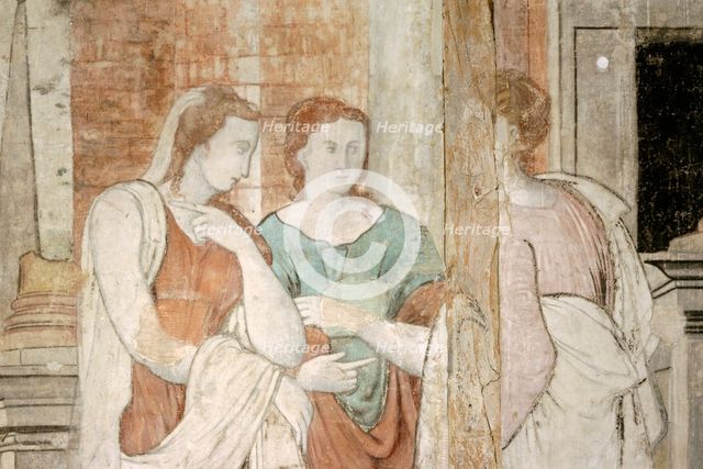 Cupid and Psyche mural, Hill Hall, Theydon Mount, Essex. Artist: Unknown.