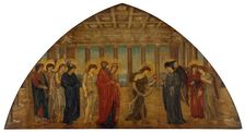 Cupid and Psyche - Palace Green Murals - Psyche entering the Portals of Olympus, 1881. Creator: Sir Edward Coley Burne-Jones