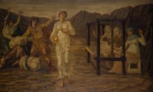 Cupid and Psyche - Palace Green Murals - Psyche set by Venus the Task, 1881. Creator: Sir Edward Coley Burne-Jones