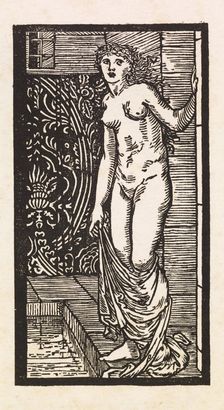 Cupid and Psyche - Psyche entering the Bath in the Palace, 1880. Creator: GF Campfield