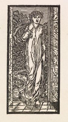 Cupid and Psyche - Psyche entering the Garden of Cupid's Palace, 1880. Creator: GF Campfield